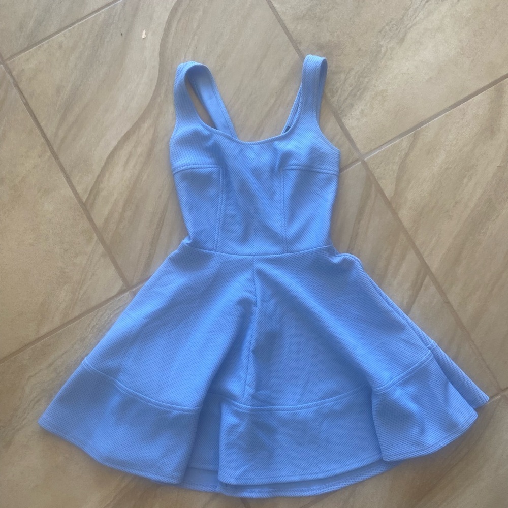 Lulu’s mini dress. Periwinkle.